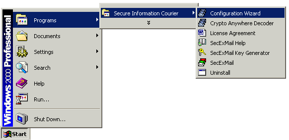 launch configuration wizard